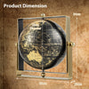 720° Geographic Swivel Globe World Map Desktop Globe Office Decoration 10 Inch