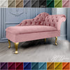 Chaise Lounge Chesterfield Sofa Pink Accent Chair Lucian Tufted Longue