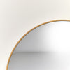 Large Gold Arched Wall / Leaner Mirror - 180cm x 80cm minimal thin framed decor