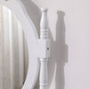 Dressing Table with Mirror and Stool, Vanity Desk with Mirror and Drawers White