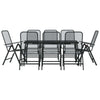 Swpsd 9 Piece Patio Dining Set Garden Coffee Table & Chairs Set Bistro A6H5