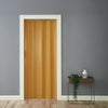 Folding Door PVC Internal Accordion Concertina Sliding Door Brown Ivory White