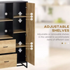 Rustic Freestanding Kitchen Pantry Unit Large Larder Cupboard Storage Cabinet