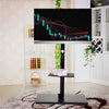 Floor TV Stand Mount Bracket with 2 AV Shelves for 32-65 inch LED LCD