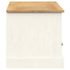 GuyAna TV Cabinet VIGO White 156x40x40 Solid Wood Pine,TV Stand, Z9L7