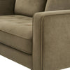 Dusk Sloane Olive Matte Velvet 2 Seater Sofa RRP