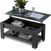 Coffee Table With Storage Lift Top Up Drawer Shelf Living Room Furniture Wooden