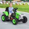 12V Kids Ride On Tractor W/ Trailer Electric 3-Gear-Shift Ground Loader Toy Car