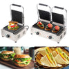 Commercial Panini Grill Press Electric Catering Toaster Sandwich Maker 1/2 Sided