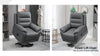 Power Massage Lift Recliner Chair Big and Tall PU Leather Recliner Chair, Grey
