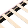 Upholstered Platform Bed 5 ft King Bed Frame with Headboard Velvet Fabric Pink