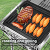 Folding BBQ Charcoal Barbecue Grill Stainless Steel Garden Picnic Camping Stove