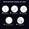 14 Hexagon LED Lighting Car Detail Garage Workshop Retail Lighting Gym Home UK