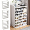 Large Shoe Cabinet Rack Storage Cupboard Footwear Stand Slim Tall Shoe Shelves
