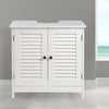 Bathroom Toilet Basin Sink Vanity Cabinet Storage Unit Cupboard Wooden Shelf MDF
