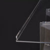 Acrylic Lectern Plexiglass Podium Clear Stand Acrylic Pulpits f/ Churches Office