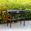 Garden Barbecue Smoker Burner Charcoal Grill Camping Portable Cooking Section