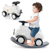 3-in-1 Toddlers Rocking Horse & Sliding Car Baby Ride On Toy w/Wheels