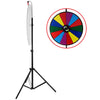 VEVOR 24" Tabletop Color Prize Wheel 14 Slots Dry Erase Show Fortune Spinning