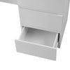 Dressing Table Set Makeup Desk w/ LED Mirror Stool 4 Drawers Vanity Table White