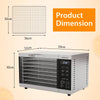 8-Tier Food Dehydrator Machine Muti-Food Dryer w/Temperature Control & 24H Timer