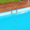 4-step Telescoping Boat Ladder Folding Dock Ladder Swimming Pool Ladder