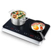 COOKTRON Dual Induction Hob, Portable, Touch, 2800W RRP £127