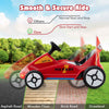 12V Ride on Car Kids Ride on Race Car Toy w/Wireless Connection-Red