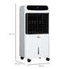 Mobile Air Cooler Evaporative Ice Fan Humidifier , Refurbished
