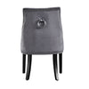 Velvet Pull Door Knocker Studded Dining Kitchen Accent Chairs Luxury Windsor
