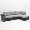 Luxury 2, 3 Seater Linen Fabric Couch Sofa Corner Chaise Living Room Furniture