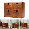 Vintage Wood 1-16 Drawer Box Cabinet Tabletop Storage Organiser Chest of Drawers