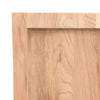 Camerina Wall Shelf Brown 180x40x4 Treated Solid Wood Oak,Wall Shelf, B6B3