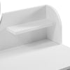 Modern Dressing Table with LED Lights Mirror White Vanity Make up Desk