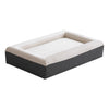Dog Bed Dog Sofa Bed with Bolster Soft Cosy Dog Bed Couch Lounger