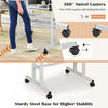 Mobile Standing Desk Laptop Computer Cart Portable Height Adjustable Workstation