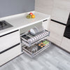 Pull Out Kitchen Baskets Slide Out Storage Dishware Cupboard Drawer600/800/900mm