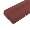 18PCS Self-Adhesive Asphalt Shingles Felt Roofing Shingles Shed Roof Sheet Tiles