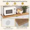 Kitchen Buffet Freestanding Kitchen Pantry Storage Cabinet Cupboard w/4 Doors