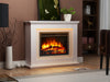 Electric Fireplace with Surround, LED Flame & Mood Light – Endeavour Castleton