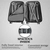 2/3PCS Luggage Set Suitcase ABS Lightweight Trolley Travel Cabin Case 4 Wheel