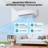 9000 BTU (2.6 kW) Inverter Air Conditioner & Heater Mini Split Air Conditioner