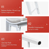 Dressing Chair Wooden Make-Up Stool Bedroom Vanity Bench With Sponge