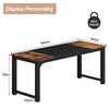Tribesigns 160 x 60 cm Dining Table, Industrial Kitchen Table for 4-6 Person