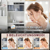 Modern Dressing Table Makeup Desk with Mirror 6-Drawer Stool Bedroom Vanity Set