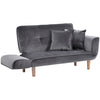 Small Sofa Bed Sleeper Recliner Loveseat Couch Sofabed 2 Seater Kids Sofa Grey