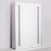 LED Bathroom Mirror Cabinet with Demister Shaver Socket Storage Wall Mounted UK