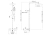 Bathroom Mixer Shower Thermostatic Dual Head Square Handset Matte Black