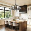 Vintage Industrial Style Chandelier Metal Geometric Cage Ceiling Pendant Lights
