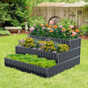 Patio Garden 3-Tier Raised Garden Bed Elevated Planter Box